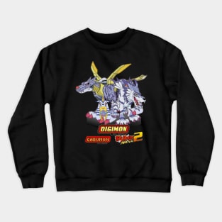 Gabumon Evolutions-For Digimon Rumble Arena lovers Crewneck Sweatshirt